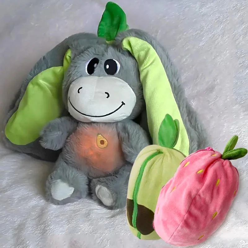 LumiFruit™️-בובת תות נושמת מרגיעה לילדים